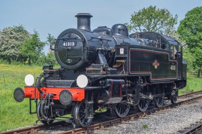 Ivatt Class 2 Number 41313 - visiting from the Isle of Wight Steam Railway