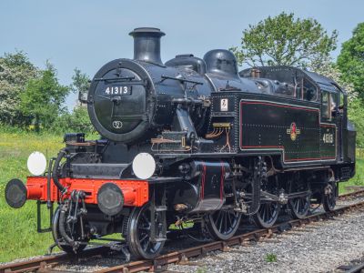 Ivatt Class 2 Number 41313 - visiting from the Isle of Wight Steam Railway