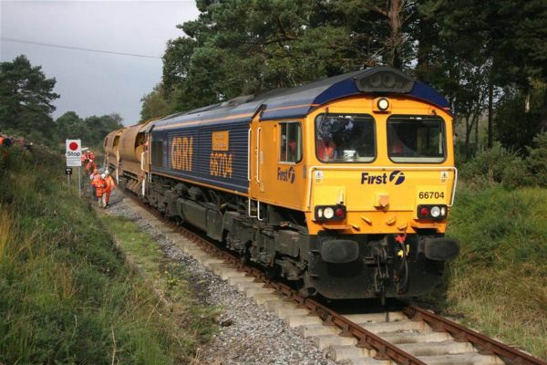 WAVE 105 RADIO PRESENTER MARK COLLINS TO NAME CLASS 66 DIESELELECTRIC