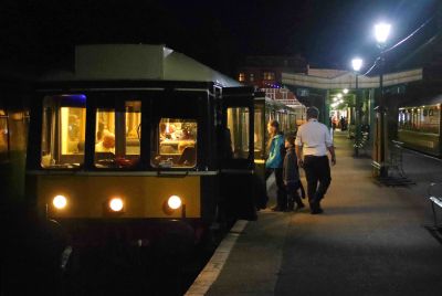 Sunset shuttle by night