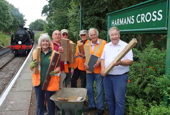 Harmans Cross Station Wood Donation