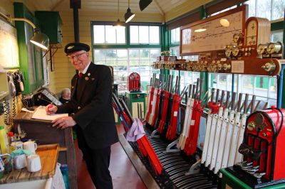 Signal box tour community weekend